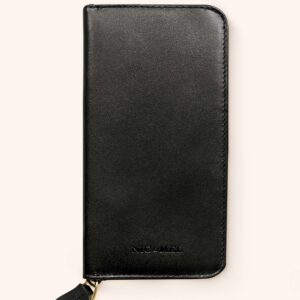 Greg plånboksfodral i svart läder till iPhone - iPhone 6/6s PLUS, Black